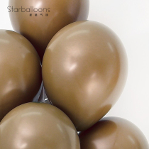 074 Brown 075 caramel color 12 inch 30cm brother ball round latex balloon birthday 100 day wedding
