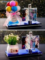 Car decorations car ornaments hair balls creative cute car ornaments Crystal car ornaments womens custom photos