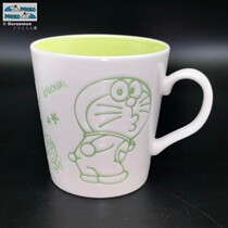 Foreign trade boutique mug Robot cat coffee cup Concave and convex relief handy cup Cartoon Doraemon coffee cup