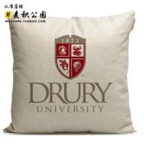 Drury University Douly University souvenir for American study abroad surrounding the simple sofa pillow pillow