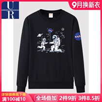 Official website flagship store plus velvet women loose casual long sleeve women street style mens coat NASA2021