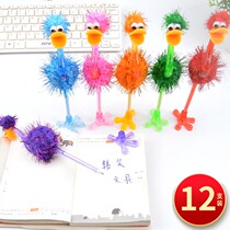 Ballpoint pen wholesale Korean oil pen creative cute blue refill primary school students with cartoon children fresh stationery