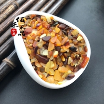 Bahe Crystal gravel natural amber beeswax gravel Buddhist seven treasures feng shui stone collection Buddha statues for Manza