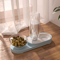 Cat bowl automatic drinking water double bowl dog bowl cat food cat food Basin Dog Basin pet protection cervical spine anti-knock cat supplies
