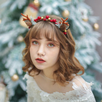 Christmas headdress hairband hairband hairband Face headband antler female fairy children 2021 new net red summer summer