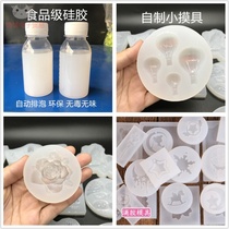 Translucent silicone mold turning and film pouring glue raw material high temperature resistant self-made mold silicone film pouring diy tool