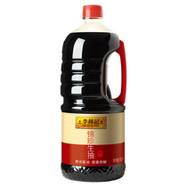 Lee Kum Kee Jin Zhen Raw Soy Sauce 1650ml Kitchen Seasoning Brewed Soy Sauce Cold Stir-Fry Dipping Sauce Dipping Sauce
