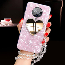 Suitable for vivos6 mobile phone case s6vivi with mirror cover 5g version of the new creative female models step by step s6