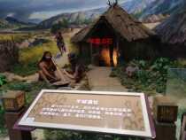 Ancient scene reconstruction of ancient town historical sites of ancient town restoration sandboard model new