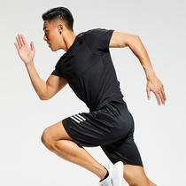 Sports suit Mens short-sleeved shorts five-point pants running clothes womens loose basketball training badminton fitness clothes