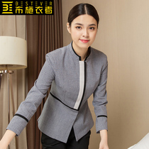 Handlers cleaning overalls hotel rooms property aunts cleaners long sleeves womens autumn and winter suits