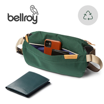 Bellroy Australia imported environmentally friendly waterproof shoulder bag chest bag simple cowhide wallet combination multi-color optional