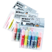 Morning Light Marker pen marker pen hook hook line Pen environmentally friendly easy to carry pen 6 graffiti pen color pen 6 set pen