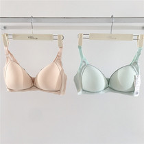 Yunxiang pure cotton maternity nursing underwear front buckle bra without rims pregnant women postpartum feeding bra cover16-03