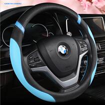 Lingdu hand-stitched leather steering wheel cover new Sagittan Volkswagen CCL Golf 7 sets