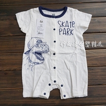 Newborn baby clothes summer baby clothes haydress baby clothes and briefly sleeve short sleeve hole cotton