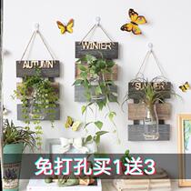 Restaurant wall decoration hanging wall green plant wall hanging plant creative room wall decoration beauty salon wall pendant
