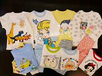 Export Day Department Breathing Fabric Ultra Soft Childrens Home Clothing Autumn Winter Middle Childrens Underwear Pure Cotton Autumn Clothes Suit