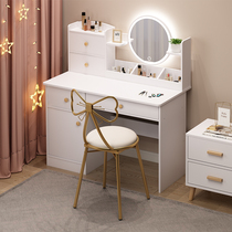 Small Dresser Bedroom 40cm Bedside Dresser Table Rental Simple Makeup Desk Modern Minimalist Square Mirror Makeup Table