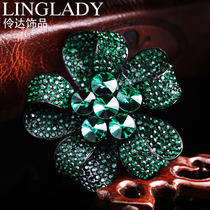 Brooch brooch female European and American retro flower big pin fashion temperament cardigan buckle pin clothing pin accessories accessories