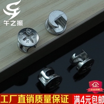 Factory direct sales thickened three-in-one connector furniture hardware accessories diameter 11mm eccentric wheel screw lock