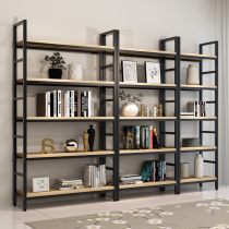 Bookshelves Landing Home Balcony Steel Wood Iron Art Multilayer Shelving Shelving Bookcase Living-room Containing Finishing Racks Set Up