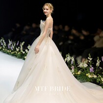 Mantingfang (Ghana wedding)shell wedding dress 2021 new bridal woman luxury champagne starry sky wedding dress