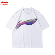 Li Ning short-sleeved mens T-shirt summer badminton series loose quick-drying sports shirt Ice Silk slim casual clothing