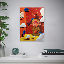 Exclusive sales Chen Jianzhou Sun Wukong-Chicken Year NO3 on canvas for painting 40*50cm original painting