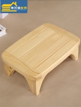Creative solid wood bed footstool bedside Ottoman Ottoman toilet stool bathroom wooden mat non-slip wooden mat sofa footstool