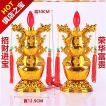 Candle f wax for Buddha Jingcai Caiyin Candle light Changming electric incense burner 2020 for the God candle holder