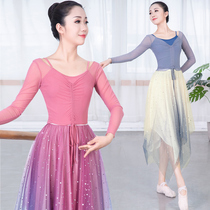 Classical dance gauze women modern square dance costumes ballet practice form people dance costumes