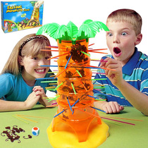 Child Flipping Monkey Climbing Tree Monkey Down the Desktop Game Child Interactive Puzzle Student Boy Girl Toys