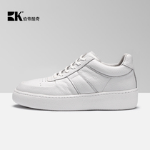 BK Bury Cool Chic Spring Genuine Leather Board Shoes Men Low Help Air Force 1 Men Shoes Casual Korean Version Street Board Shoe Tide