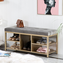 Nordic shoe changing stool simple modern living room sofa stool bench clothing store fitting room stool bedroom foot stool