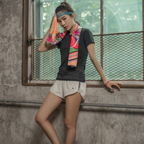 Spring and summer yoga clothing suit womens sexy fashion thin two-piece breathable quick-drying high-end professional sports fitness