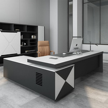 Office Furniture Owner Desk Brief Modern Big Bandae Big Board Table Manager Desk Desk Chair Combination