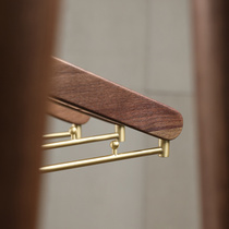 Pete Cat Clothes Black Walnut Wood Light Luxury Non - slip Raw Clothes Household with solid wood clothes