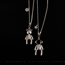 Net Red hip-hop robot pendant ins cold wind hands and feet can be active astronauts necklace wild men and women tide chain