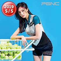 2019 Spring Summer New PGNC badminton suit PEGGY womens fine cool quick dry breathable short sleeve set 8