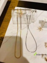 Japanese local ANEMONE niche brand necklace jewelry long necklace simple fashion versatile