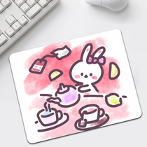 Cartoon soft cute rabbit super cute girl mouse pad small game e-sports office thick student girl heart table pad
