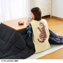 Japans new vest women wear FinRichie dream cat outside as if carrying a kitty winter warm waistcoat orange cat