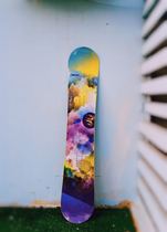 Snowboard all-round Board flat flower board basic veneer freestyle veneer length 145 womens board