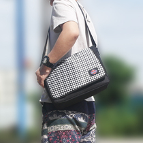 Tidal Pack Skew Satchel Shoulder Bag Student School Bag Street Casual Bag minimalist Waterproof Poor Bag Travel Bag