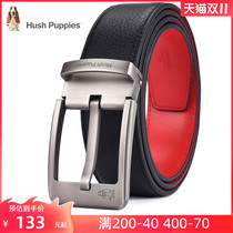 Hush Puppies men tiger year red belt male tiger gifts leather buckle belt Red Belt