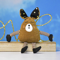 Net red cute ins avocado plush pendant brown striped bag hanging bag key chain factory