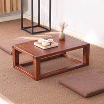 Japanese floating window tea table tatami simple balcony small table solid wood creative tatami tea table square table low table