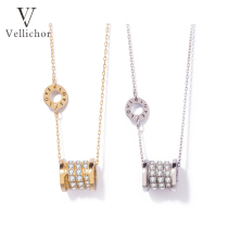 2021 New S925 sterling silver small waist necklace female simple niche design Net red light luxury choker tide