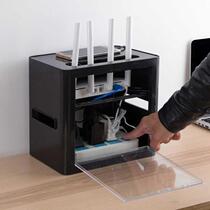  Hot selling socket wire storage box wifi router box Desktop power cord finishing row plug collector box 